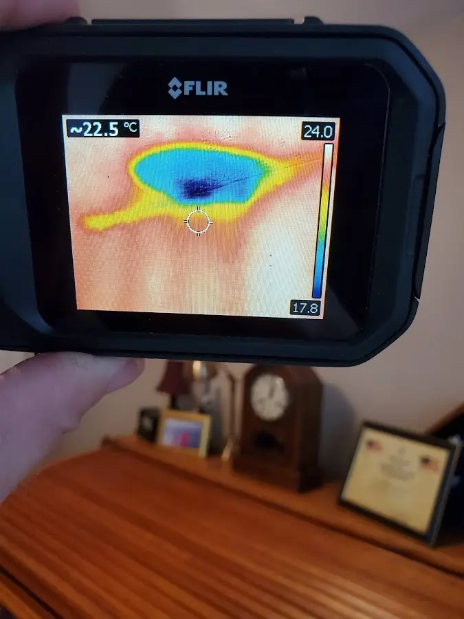 Thermal imaging inspection for water damage in Bruce