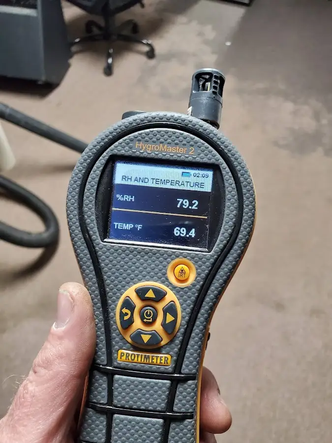 Moisture meter humidity assessment for Fire & Smoke Damage Restoration in Bruce